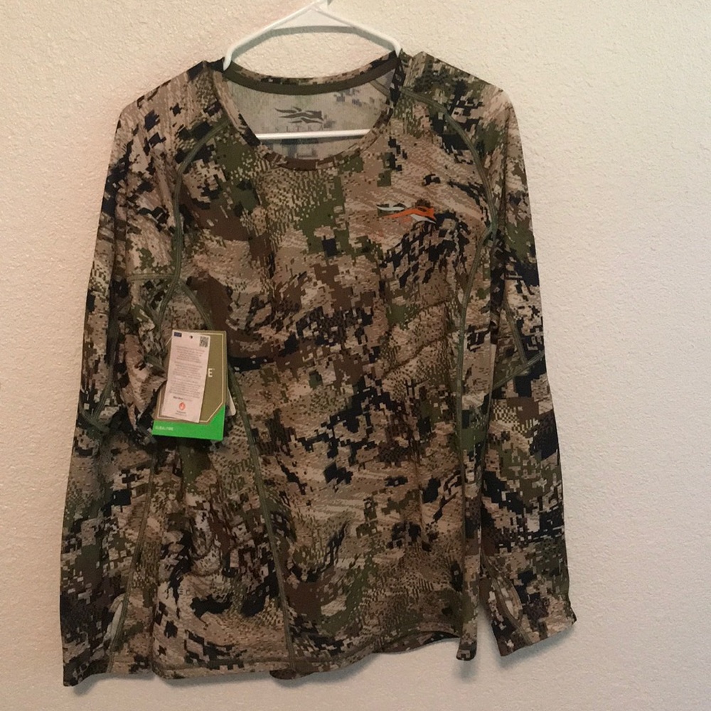 Sitka long sleeve camo shirt